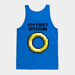 My first bitcoin - Blue Hedgehog Tank Top